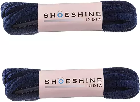 Shoeshine round oval cotton shoelaces